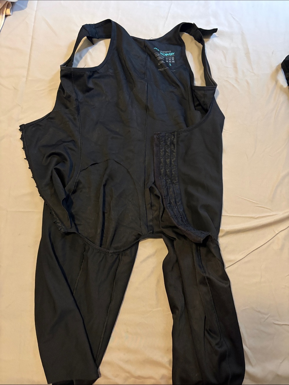 Postpartum/Recovery Full-Body Shapewear Bodysuit - Black
